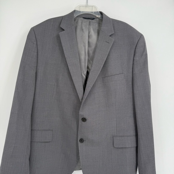 Ralph Ralph Lauren Men's Gray Microcheck 100% Wool Sport Blazer Size 48 R - Picture 4 of 8